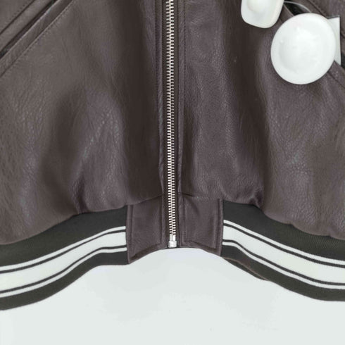 ベンデイビス BEN DAVIS FAUX LEATHER FLIGHT JACKET フェイクレザーブルゾン メンズ JPN:XL