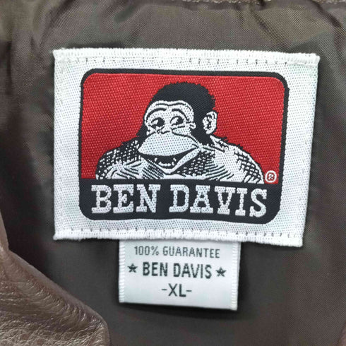 ベンデイビス BEN DAVIS FAUX LEATHER FLIGHT JACKET フェイクレザーブルゾン メンズ JPN:XL