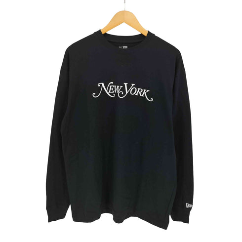ニューエラ NEW ERA 長袖 オーバーサイズド コットン Tシャツ New York Magazine LOVE メンズ import:L