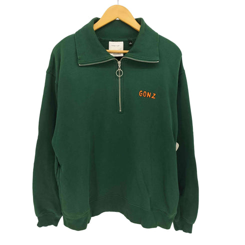 マークゴンザレス Mark Gonzales ビッグシルエット ハーフジップ スウェット メンズ JPN:L