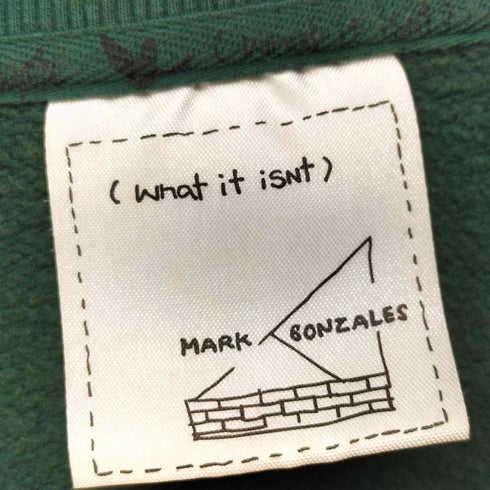 マークゴンザレス Mark Gonzales ビッグシルエット ハーフジップ スウェット メンズ JPN:L