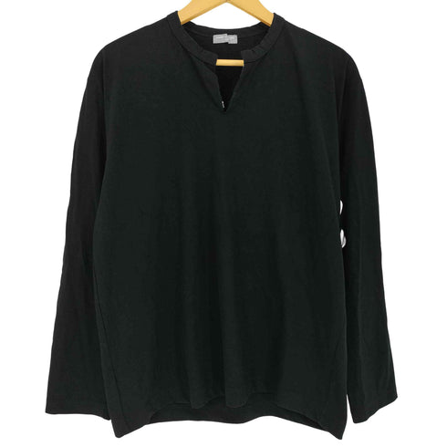 コムデギャルソンオム COMME des GARCONS HOMME 田中オム 銀タグ アクリルレーヨン Vネック スキッパー ロングスリーブ Tシャツ メンズ