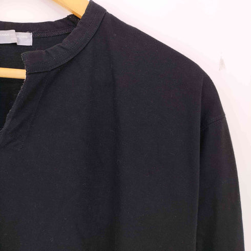 コムデギャルソンオム COMME des GARCONS HOMME 田中オム 銀タグ アクリルレーヨン Vネック スキッパー ロングスリーブ Tシャツ メンズ