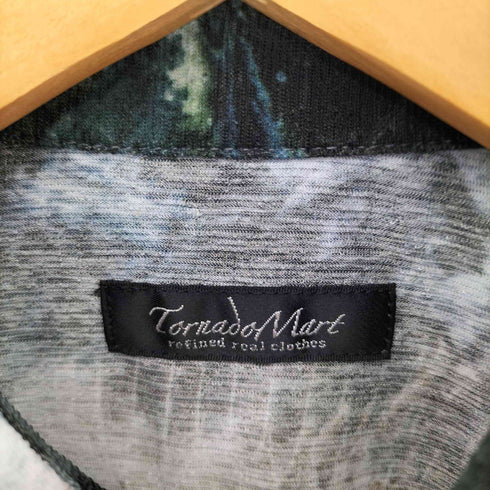 トルネードマート TORNADO MART フェザープリントジャージーシャツ メンズ JPN:M