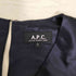 アーペーセー A.P.C. Vネック ベルベット ワンピース ドレス レディース import:S