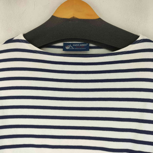 セントジェームス SAINT JAMES ボーダーボートネックTシャツ レディース EUR:46