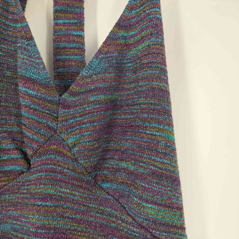 ラグアジェム LAGUA GEM MIX COLOR HALTER M/OP ミックスカラー ミディワンピース レディース JPN:S
