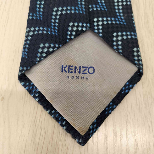 ケンゾーオム KENZO HOMME MADE IN ITALY シルク混総柄ネクタイ メンズ