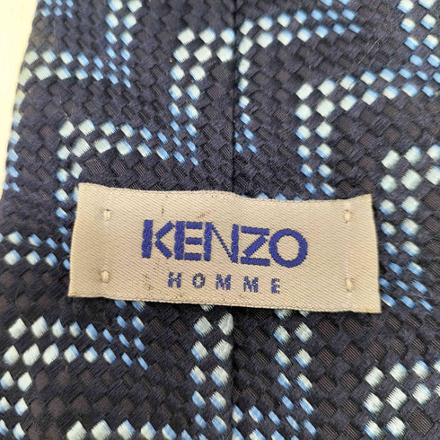 ケンゾーオム KENZO HOMME MADE IN ITALY シルク混総柄ネクタイ メンズ