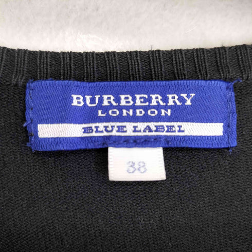 バーバリーブルーレーベル BURBERRY BLUE LABEL コットン混ニットカーディガン レディース JPN:38