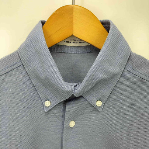 ユナイテッドアローズグリーンレーベルリラクシング UNITED ARROWS green label relaxing 24SS DUADRY CLEAN バーズアイ ボタンダウン ポロシャツ レディース JPN:S