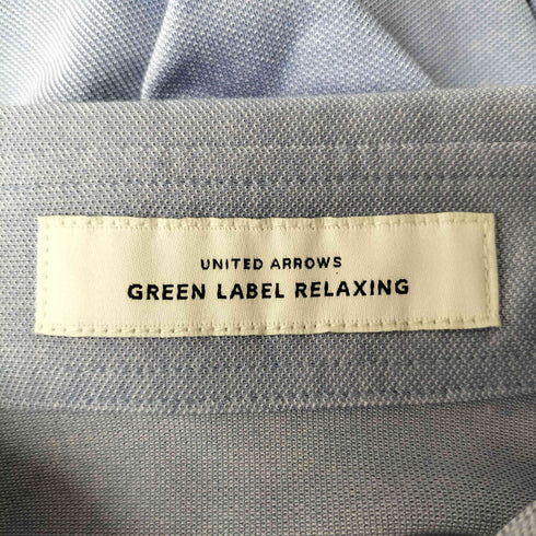 ユナイテッドアローズグリーンレーベルリラクシング UNITED ARROWS green label relaxing 24SS DUADRY CLEAN バーズアイ ボタンダウン ポロシャツ レディース JPN:S