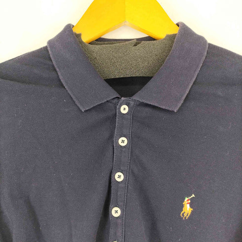 ローレンラルフローレン LAUREN RALPH LAUREN スモールポニー刺繍 S/S ポロシャツ レディース import:M