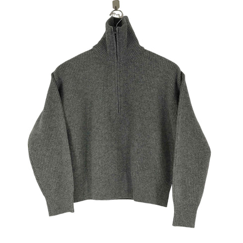 ユニクロシー UNIQLO:C プレミアムラムハーフジップセーター レディース S