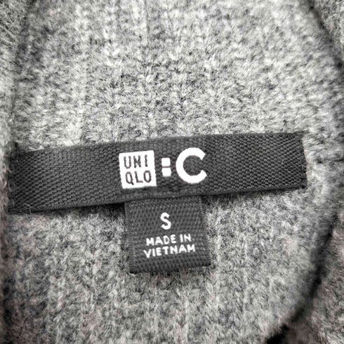 ユニクロシー UNIQLO:C プレミアムラムハーフジップセーター レディース S