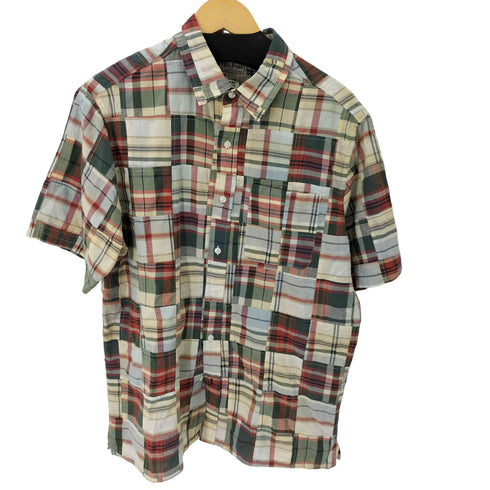 エルエルビーン L.L.Bean パッチワーク 半袖シャツ メンズ M