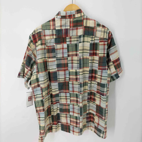 エルエルビーン L.L.Bean パッチワーク 半袖シャツ メンズ M