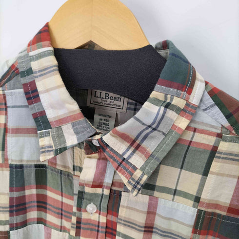 エルエルビーン L.L.Bean パッチワーク 半袖シャツ メンズ M