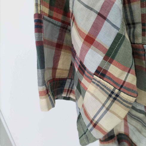 エルエルビーン L.L.Bean パッチワーク 半袖シャツ メンズ M