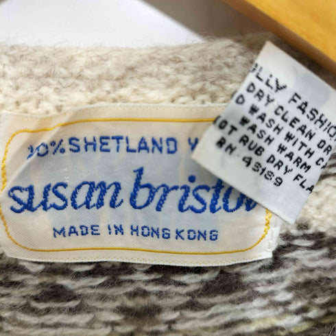 80-90S susan bristol ウール プルオーバーニット レディース DE:38