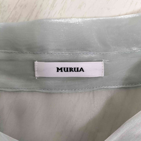 ムルーア MURUA シャイニーシアーシャツ レディース FREE