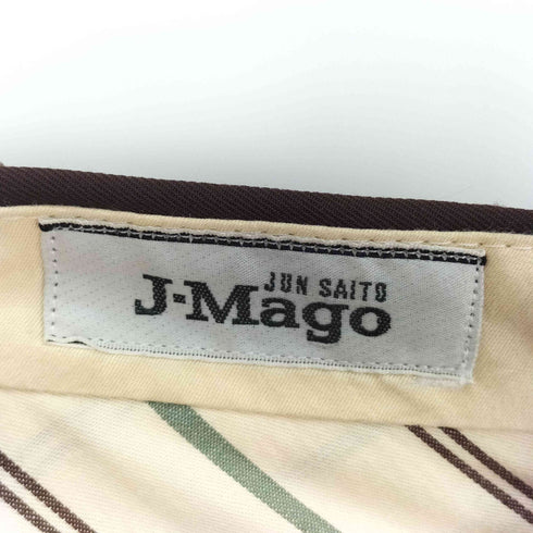 JUN SAITO J-Mago 2タック ウール ストレート スラックス パンツ メンズ JPN:M