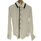 ジャックローズラブメゾン JACK ROSE Luv maison バイカラー ラメ ライン L/S ポリシャツ メンズ JPN:M