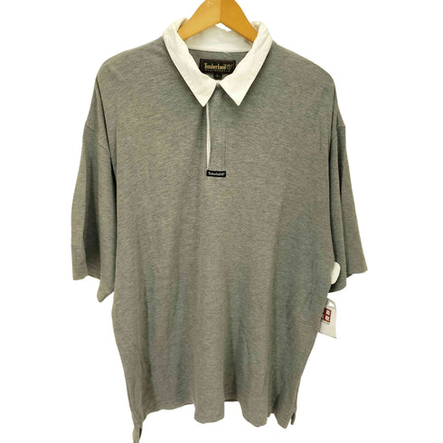ティンバーランド Timberland ハーフジップ S/S ラガー ポロシャツ メンズ import:L