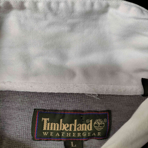 ティンバーランド Timberland ハーフジップ S/S ラガー ポロシャツ メンズ import:L