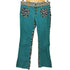 ヒステリックグラマー HYSTERIC GLAMOUR 3PATTERN MIX スクラッチフレアパンツ Y2K レディース 27