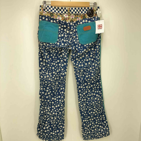 ヒステリックグラマー HYSTERIC GLAMOUR 3PATTERN MIX スクラッチフレアパンツ Y2K レディース 27