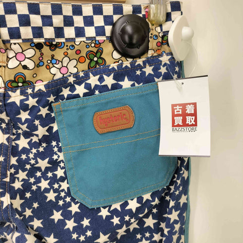 ヒステリックグラマー HYSTERIC GLAMOUR 3PATTERN MIX スクラッチフレアパンツ Y2K レディース 27