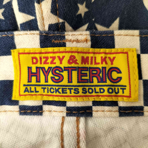 ヒステリックグラマー HYSTERIC GLAMOUR 3PATTERN MIX スクラッチフレアパンツ Y2K レディース 27