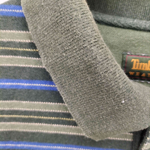 ティンバーランド Timberland ボーダー S/S ポロシャツ メンズ import:L