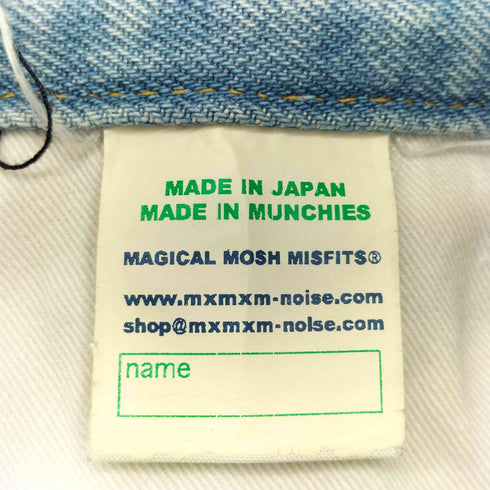 マジカルモッシュミスフィッツ MAGICAL MOSH MISFITS バックポケット刺繍 デニムパンツ メンズ