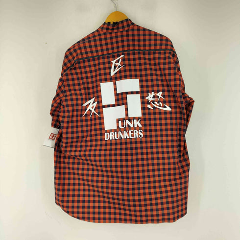 パンクドランカーズ PUNK DRUNKERS チェック チャイナシャツ メンズ JPN:L