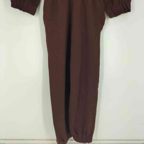 ザラ ZARA KNIT FRONT JUMPSUIT ニット フロント ジップ ジャンプスーツ オールインワン レディース S