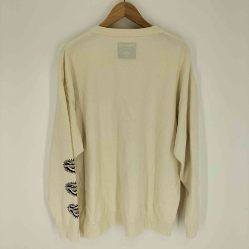 クイックシルバー Quiksilver ルーズ シルエット スリーブ プリント スウェット メンズ import:L