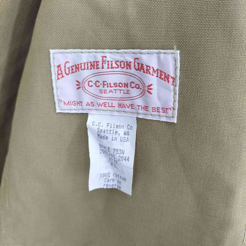 フィルソン FILSON 2001年製 00S USA製 ハンティングジャケット メンズ import:XL