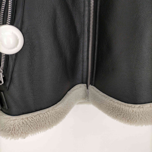 ザラ ZARA フェイクムートンジャケット メンズ JPN:M