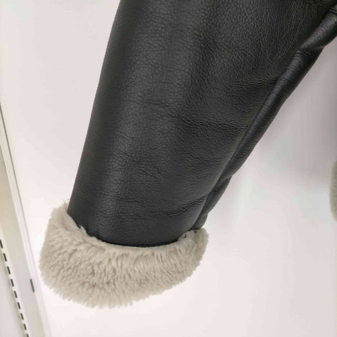 ザラ ZARA フェイクムートンジャケット メンズ JPN:M