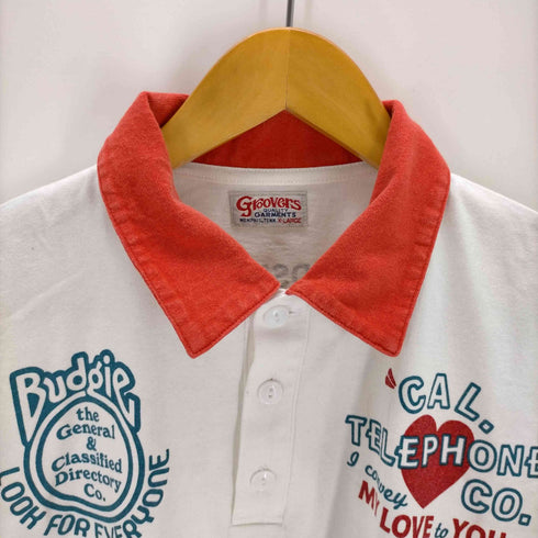 Groovers CAL.TELEPHONE CO. PT. SHORT SLEEVE POLO SHIRTS メンズ JPN:XL