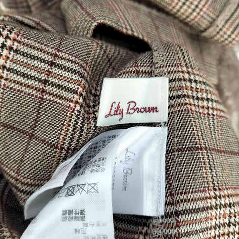 リリーブラウン Lily Brown レースドッキングニットワンピース レディース ONE SIZE