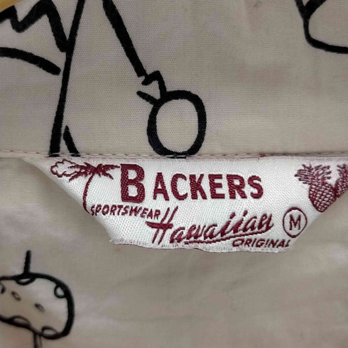 バッカーズ Backers 総柄 ハワイアンシャツ メンズ JPN:M