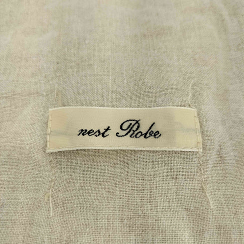 ネストローブ nest Robe チェック大判ストール レディース