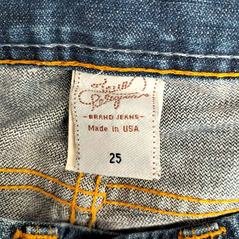 トゥルーレリジョン TRUE RELIGION USA製 フレアデニムパンツ レディース 25