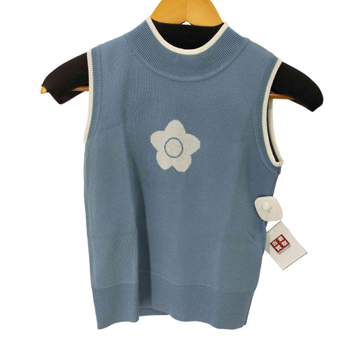 マリークワント MARY QUANT フロント花柄ニットベスト レディース JPN:M