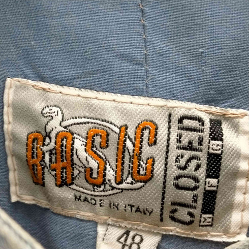 クローズ CLOSED 80s イタリア製 スタンドカラーデニムジャケット メンズ