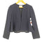 セルフォード CELFORD 23AW ネイビーノーカラーペプラムジャケット レディース 36