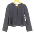セルフォード CELFORD 23AW ネイビーノーカラーペプラムジャケット レディース 36
